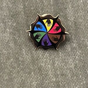 Gold-Tone Starburst Pin